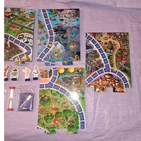 Disney "Eye Found It" Board Game Giant 6 foot Board Lightly Used and Complete - Picture 8 of 9